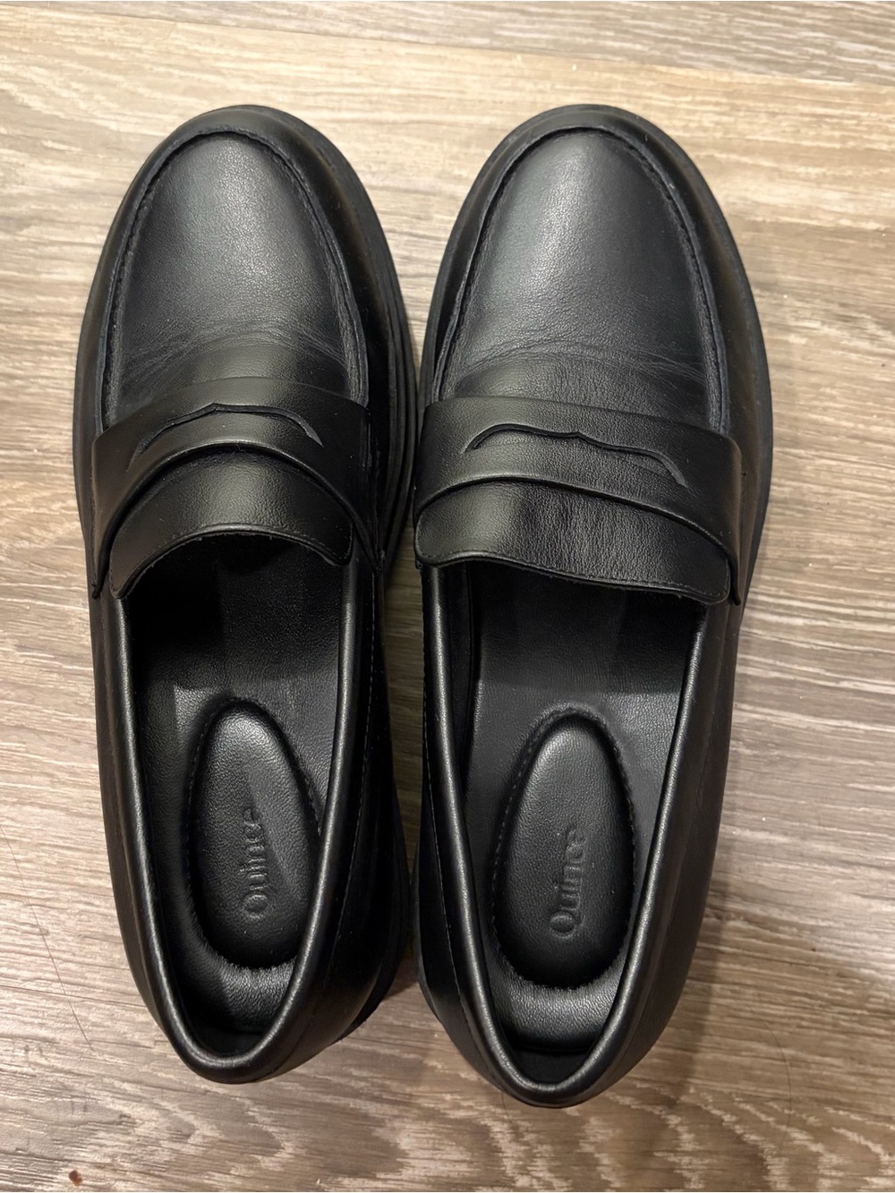 Quince Italian Leather Lug Sole Loafer